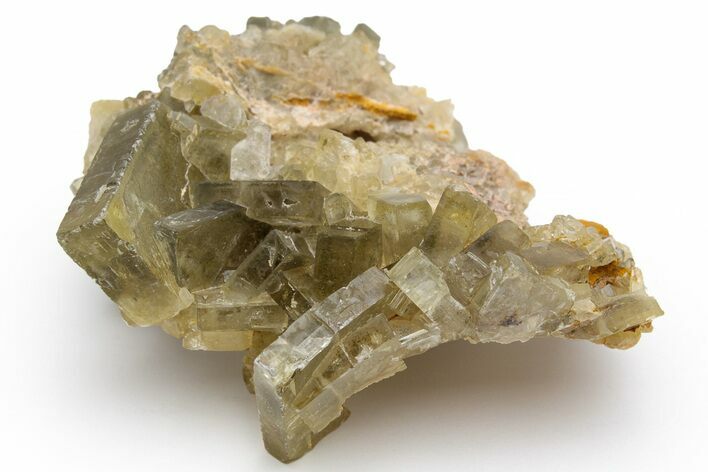 Yellow-Brown Tabular Barite Crystals with Phantoms - Peru #224407